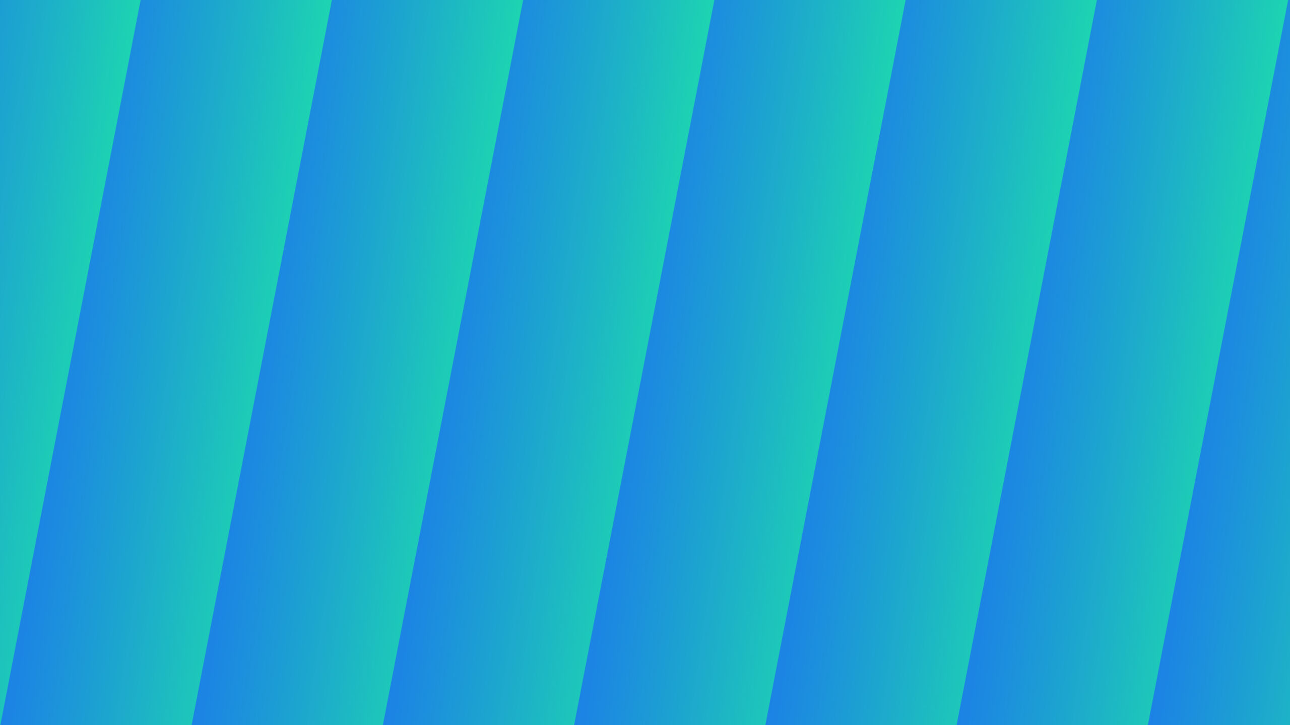 Diagonal blue and teal stripes create a pattern across the image, with gradients shifting smoothly between lighter and darker shades. The overall effect is vibrant and dynamic.